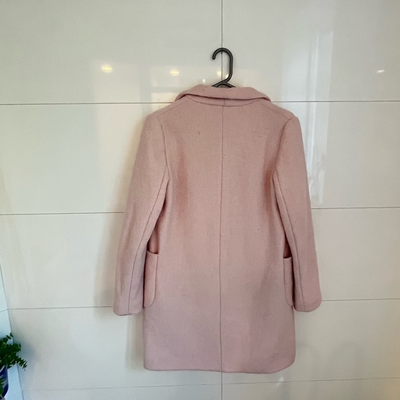 Coats | Mango Pink Wool Coat | Poshmark